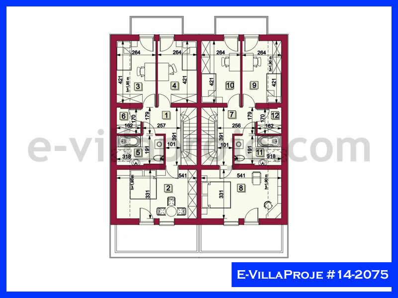 Model 14-2075 — 161 m², 2 Kat thumbnail 3