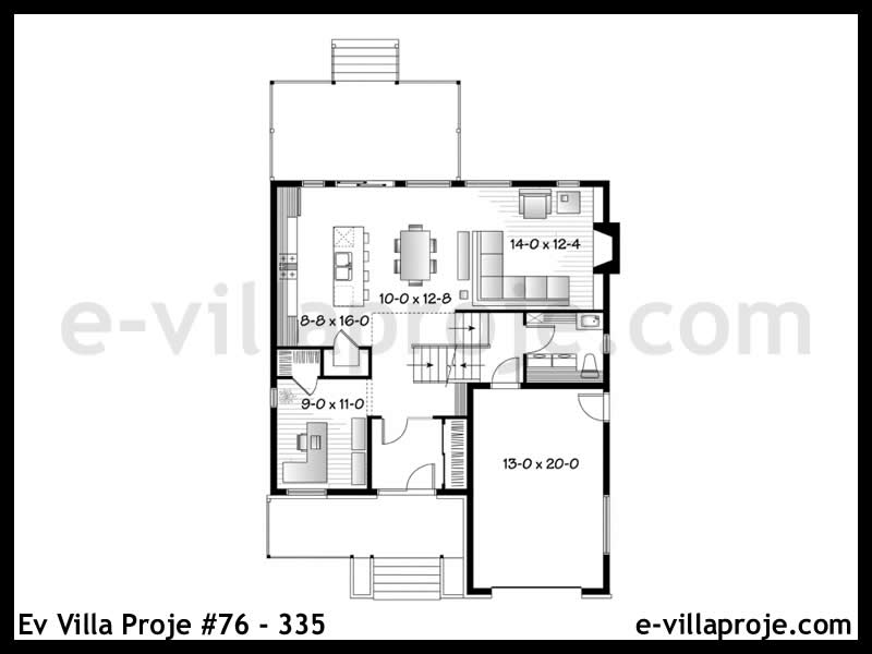 Model 76-335 — 161 m², 2 storeys thumbnail 2