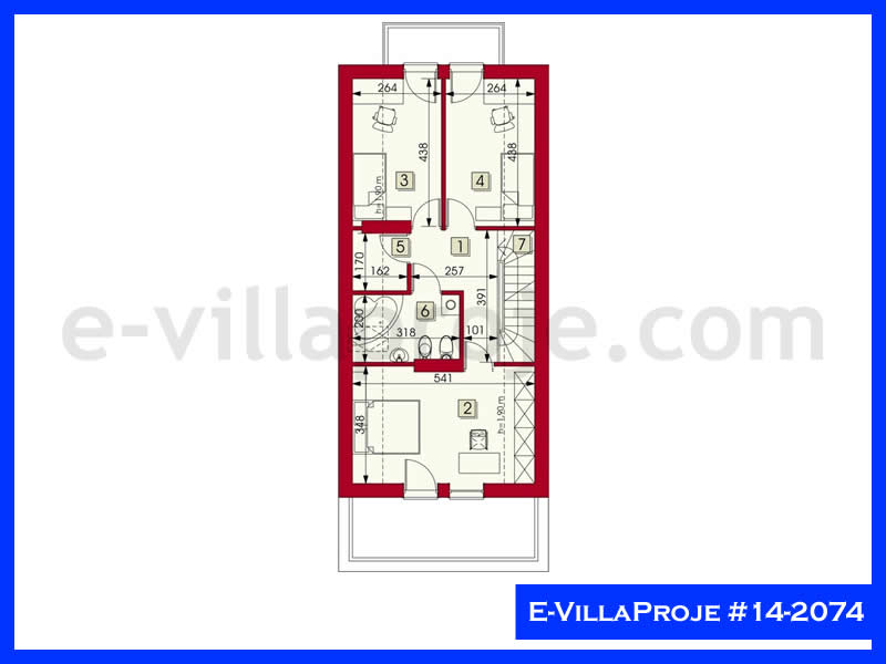 Model 14-2074 — 161 m², 2 Kat thumbnail 3