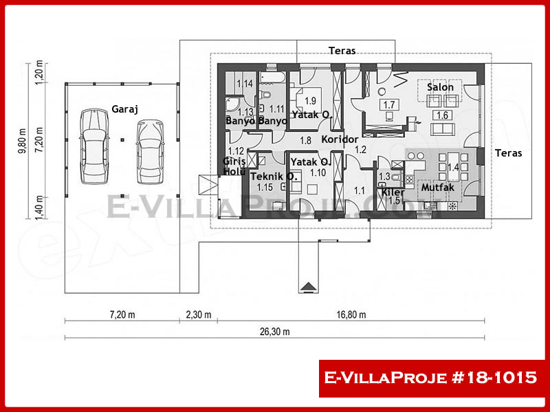 Model 18-1015 — 161 m², 1 Kat thumbnail 2