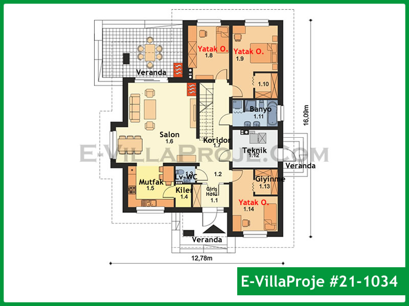 Model 21-1034 — 162 m², 1 Kat thumbnail 2