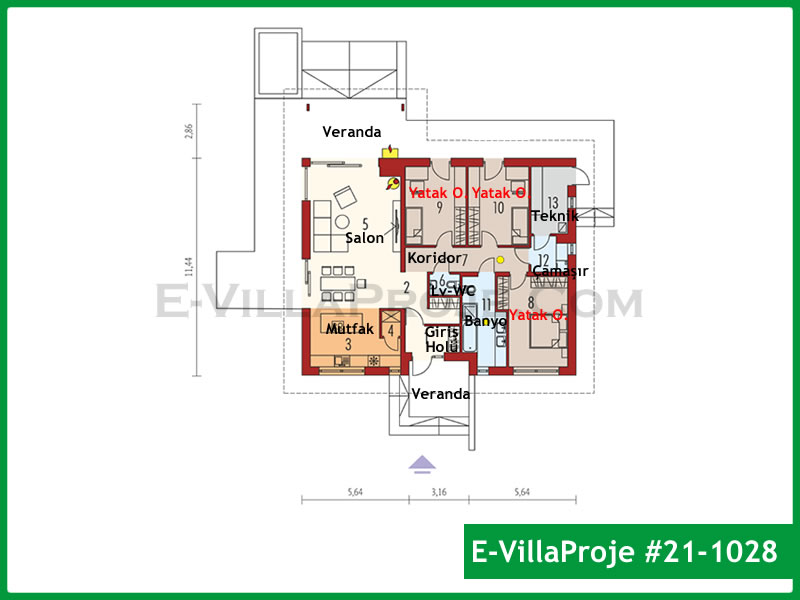 Model 21-1028 — 163 m², 1 Kat thumbnail 2