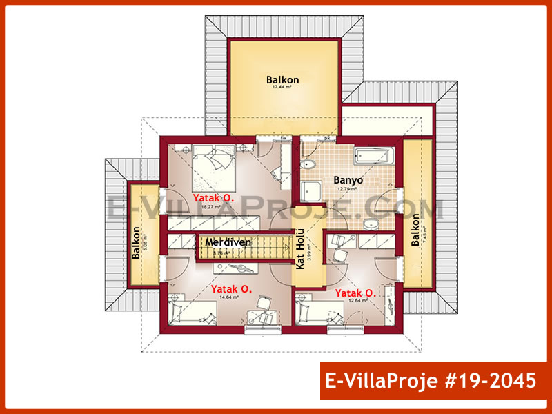 Model 19-2045 — 164 m², 2 Kat thumbnail 3