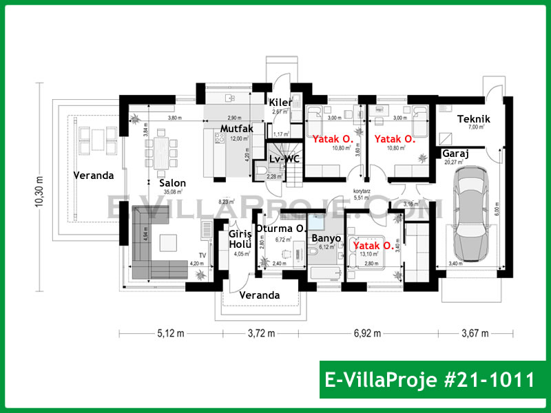 Model 21-1011 — 164 m², 1 storey thumbnail 2