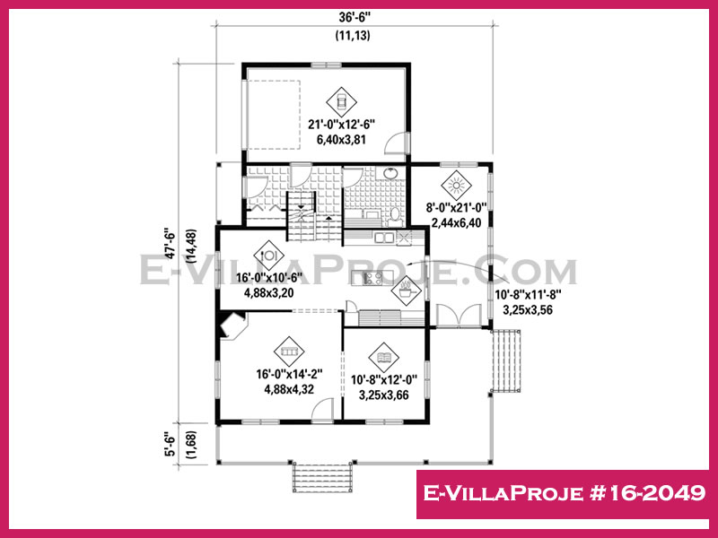 Model 16-2049 — 165 m², 2 Kat thumbnail 2