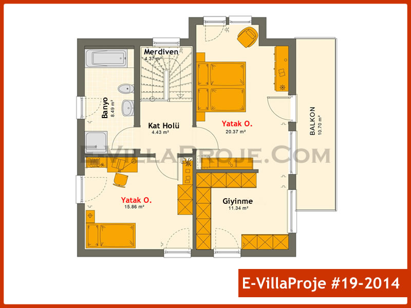 Model 19-2014 — 165 m², 2 storeys thumbnail 3