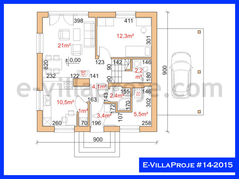 Modell 14-2015 — 165 m², 2 Geschosse thumbnail 2