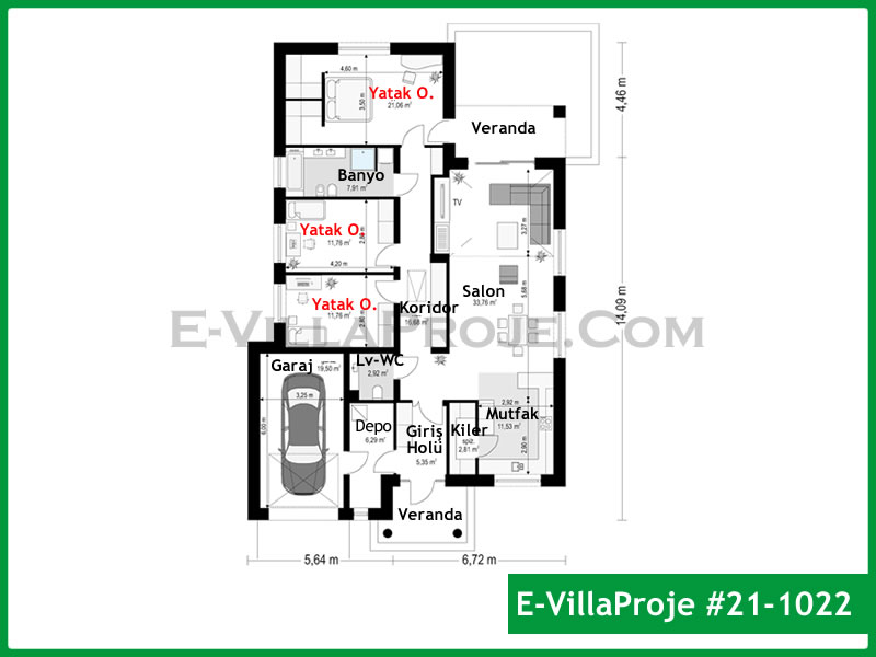 Model 21-1022 — 165 m², 1 Kat thumbnail 2