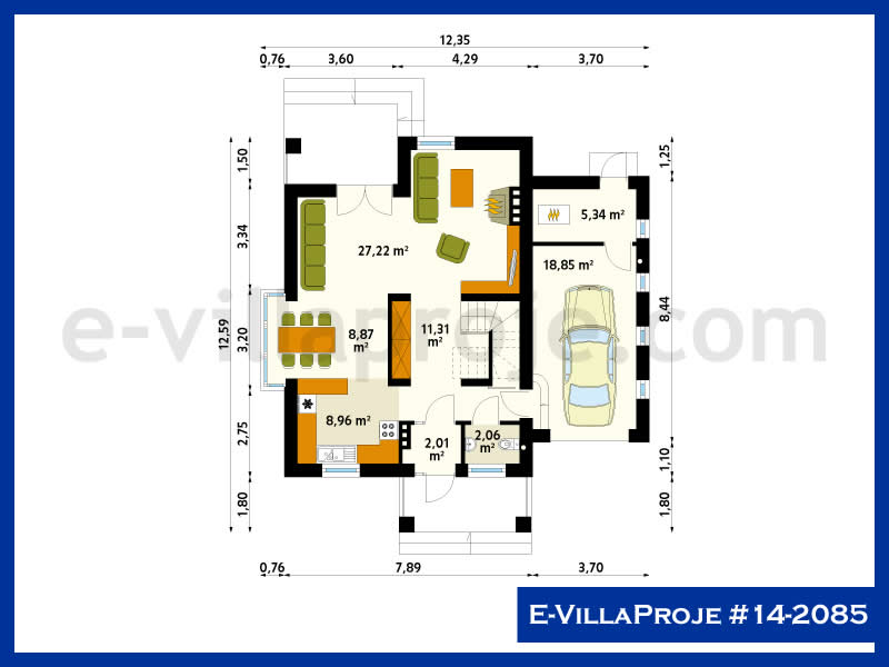 Model 14-2085 — 166 m², 2 storeys thumbnail 2