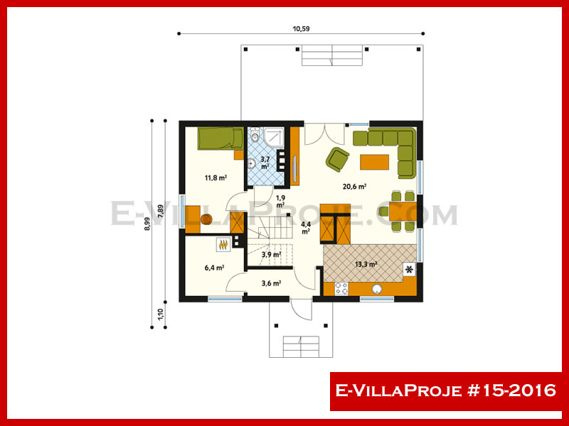Model 15-2016 — 167 m², 2 Kat thumbnail 2