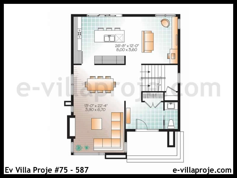 Model 75-587 — 167 m², 2 Kat thumbnail 2