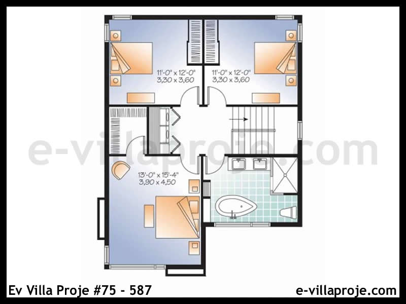 Model 75-587 — 167 m², 2 Kat thumbnail 3