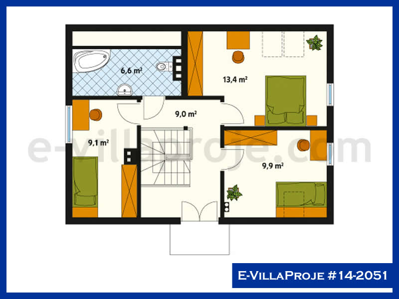 Model 14-2052 — 168 m², 2 storeys thumbnail 3