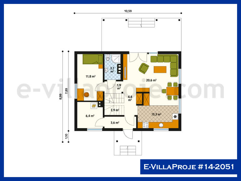 Model 14-2052 — 168 m², 2 storeys thumbnail 2