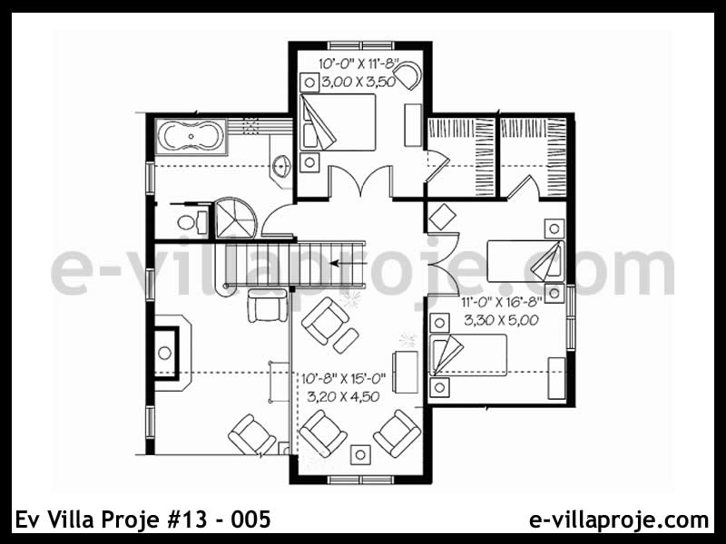 Modell 13-005 — 169 m², 2 Geschosse thumbnail 3