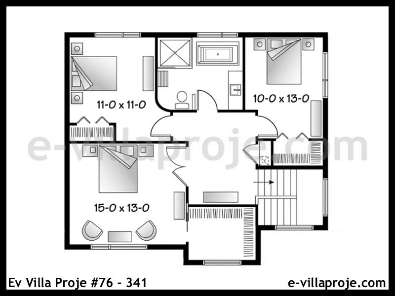Model 76-341 — 169 m², 2 Kat thumbnail 3