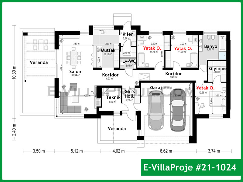 Model 21-1024 — 169 m², 1 Kat thumbnail 2