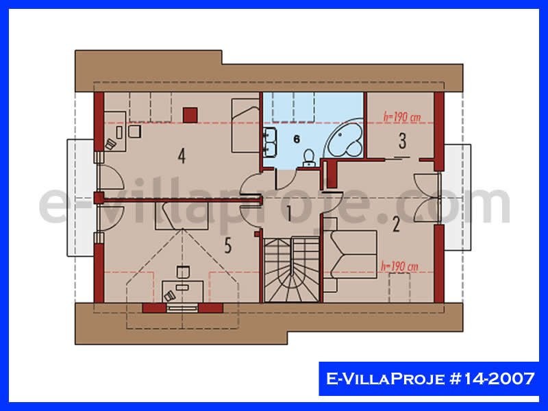 Model 14-2007 — 170 m², 2 storeys thumbnail 3