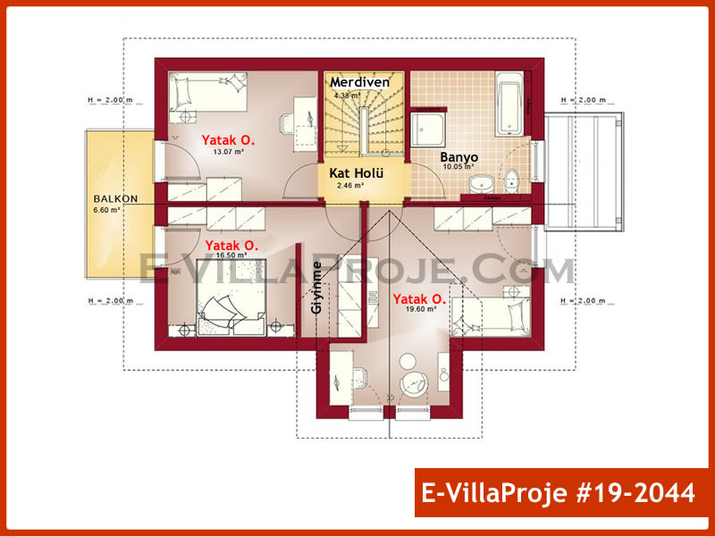 Model 19-2044 — 171 m², 2 storeys thumbnail 3
