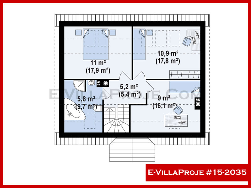 Model 15-2035 — 172 m², 2 storeys thumbnail 3