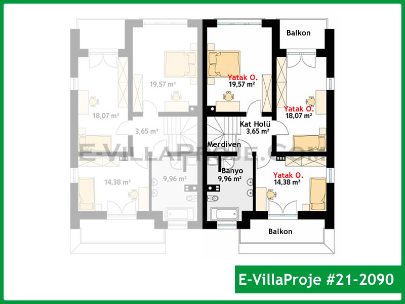 Model 21-2090 — 173 m², 2 Kat thumbnail 3