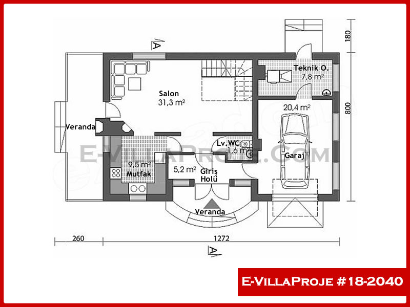 Model 18-2040 — 174 m², 2 storeys thumbnail 2
