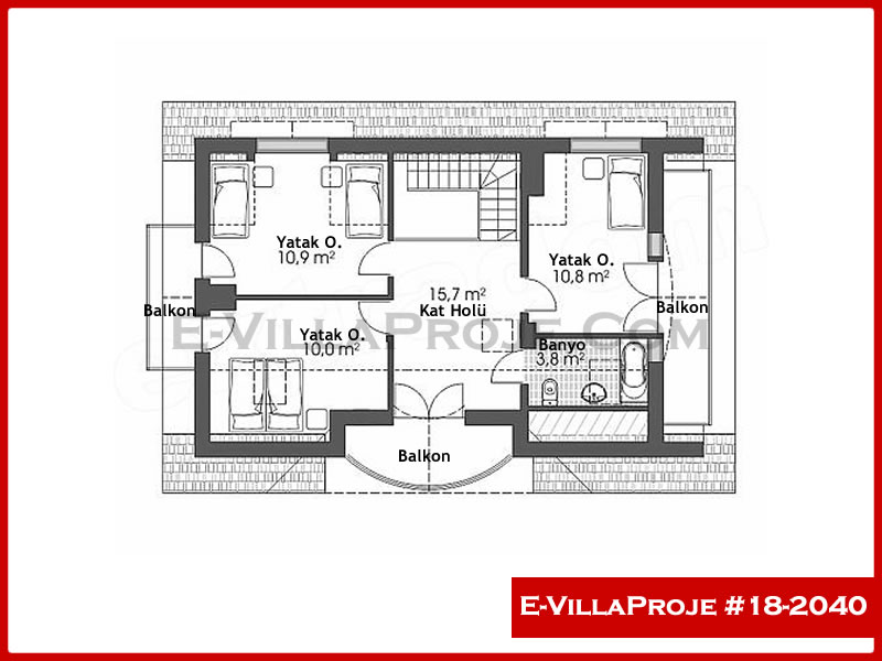 Model 18-2040 — 174 m², 2 storeys thumbnail 3
