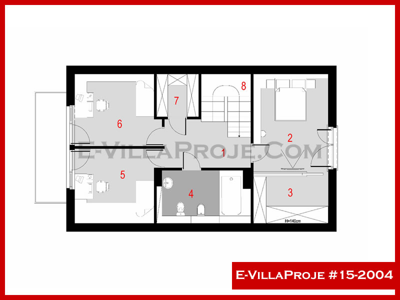 Model 15-2004 — 174 m², 2 storeys thumbnail 3