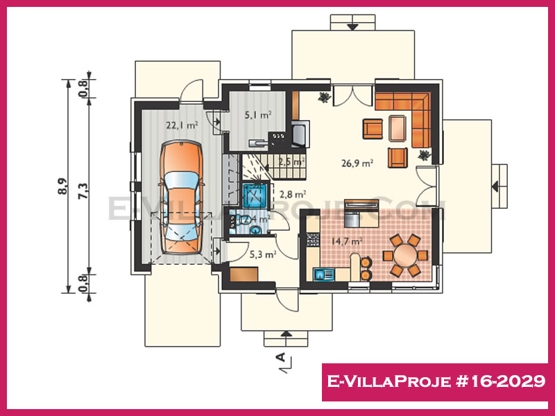 Model 16-2029 — 174 m², 2 storeys thumbnail 2