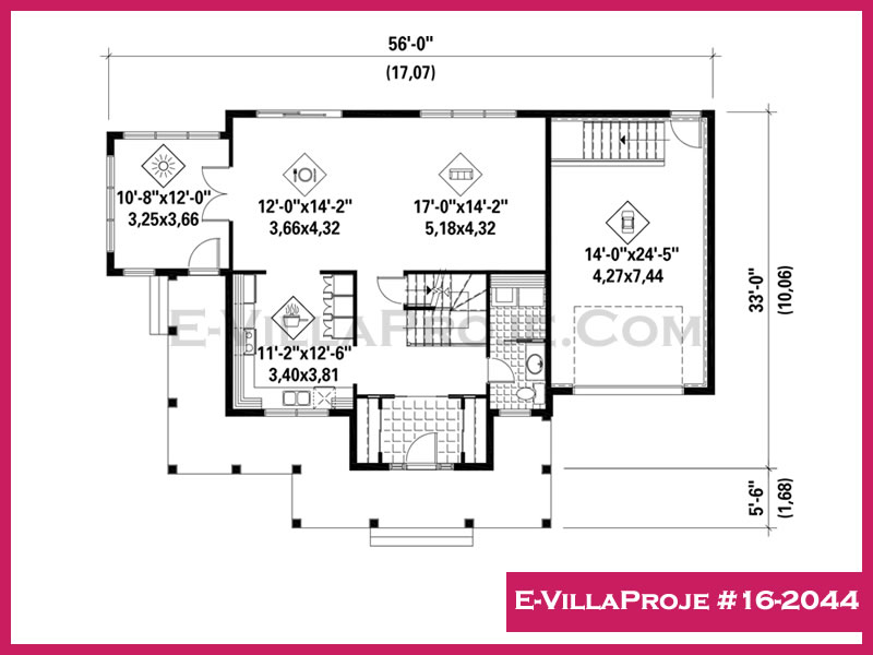 Model 16-2044 — 176 m², 2 storeys thumbnail 2