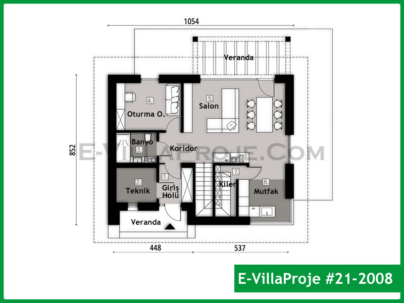 Model 21-2008 — 176 m², 2 Kat thumbnail 2