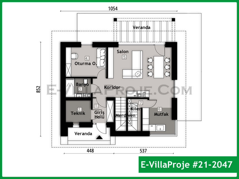 Model 21-2047 — 177 m², 2 Kat thumbnail 2