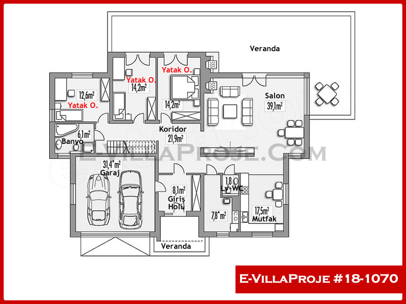 Model 18-1070 — 177 m², 1 storey thumbnail 2