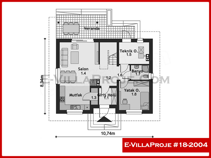 Model 18-2004 — 179 m², 2 storeys thumbnail 2