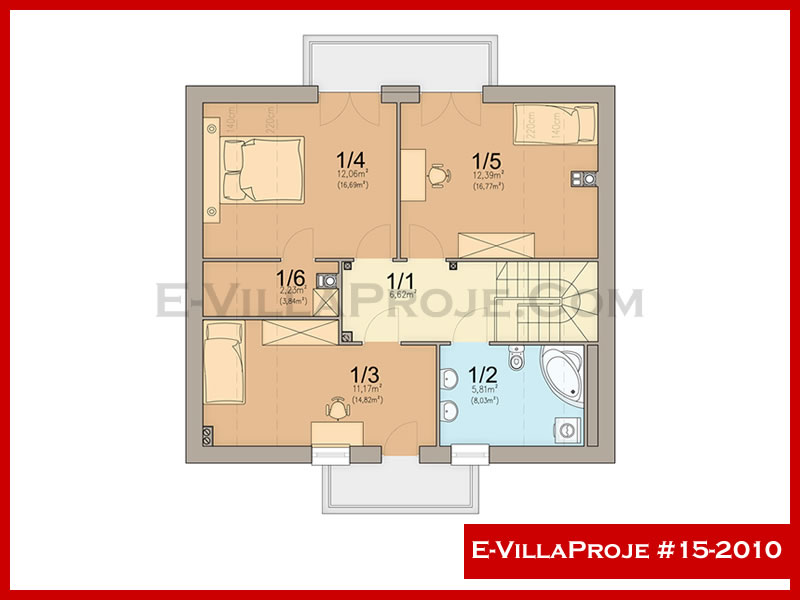 Model 15-2010 — 180 m², 2 storeys thumbnail 3