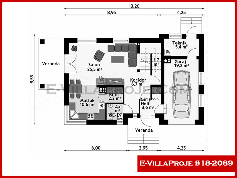 Model 18-2089 — 180 m², 2 storeys thumbnail 2