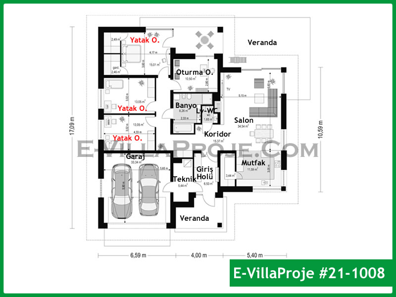 Model 21-1008 — 181 m², 1 Kat thumbnail 2