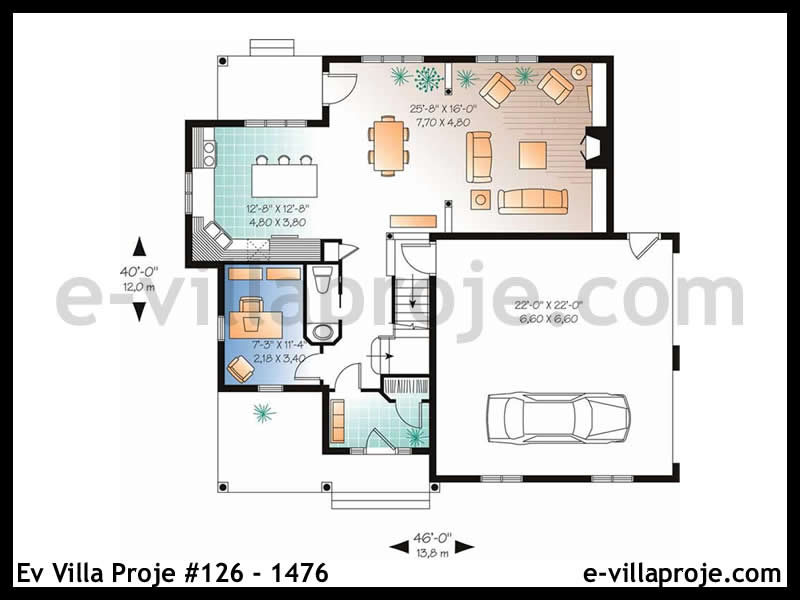 Modell 126-1476 — 183 m², 2 Geschosse thumbnail 2