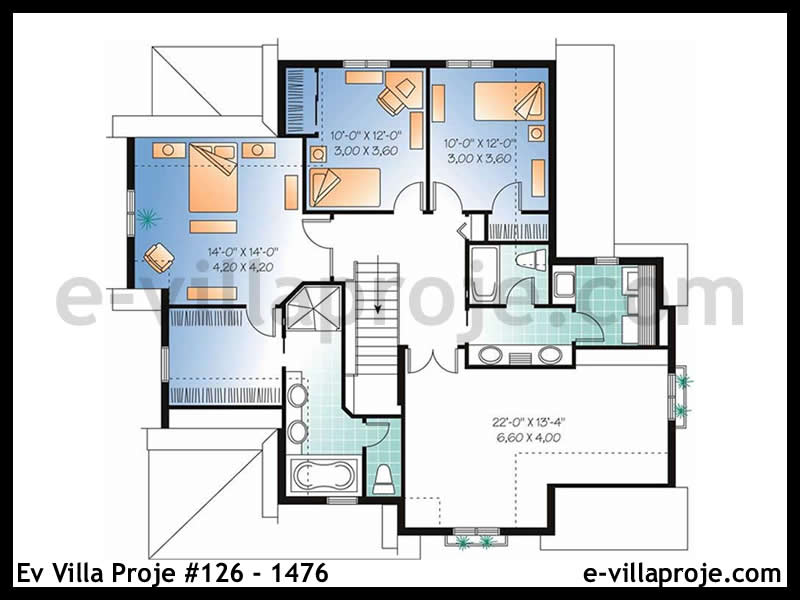 Modell 126-1476 — 183 m², 2 Geschosse thumbnail 3