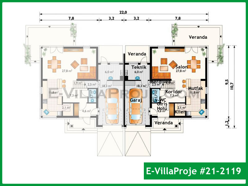 Model 21-2119 — 183 m², 2 Kat thumbnail 2