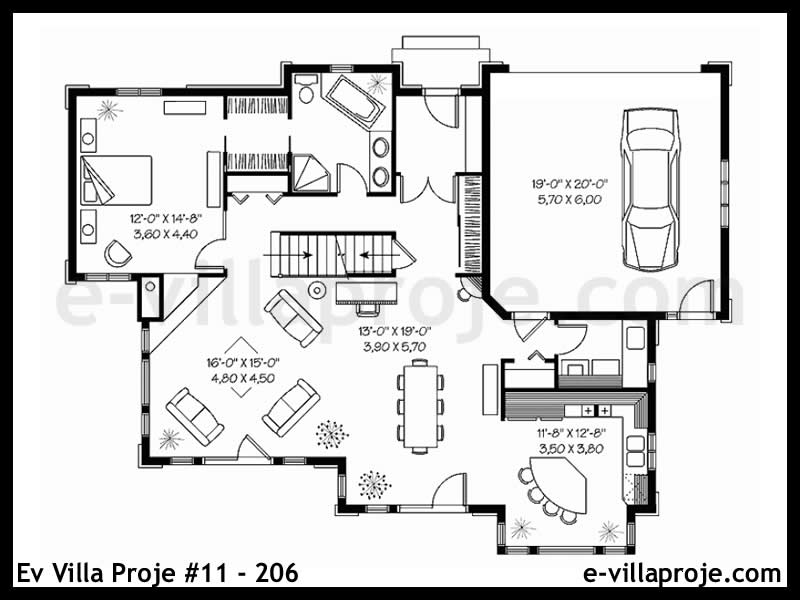 Model 11-206 — 184 m², 2 Kat thumbnail 2