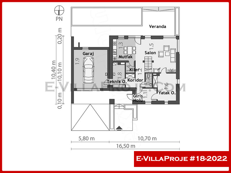 Model 18-2022 — 185 m², 2 Kat thumbnail 2