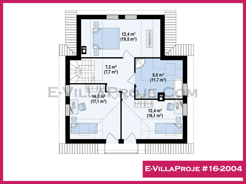 Modell 16-2004 — 185 m², 2 Geschosse thumbnail 3