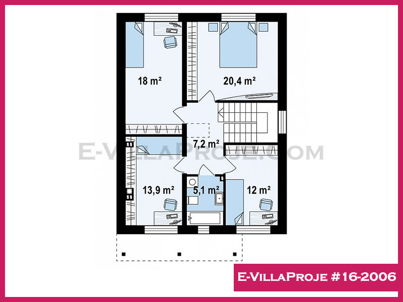 Modell 16-2006 — 185 m², 2 Geschosse thumbnail 3