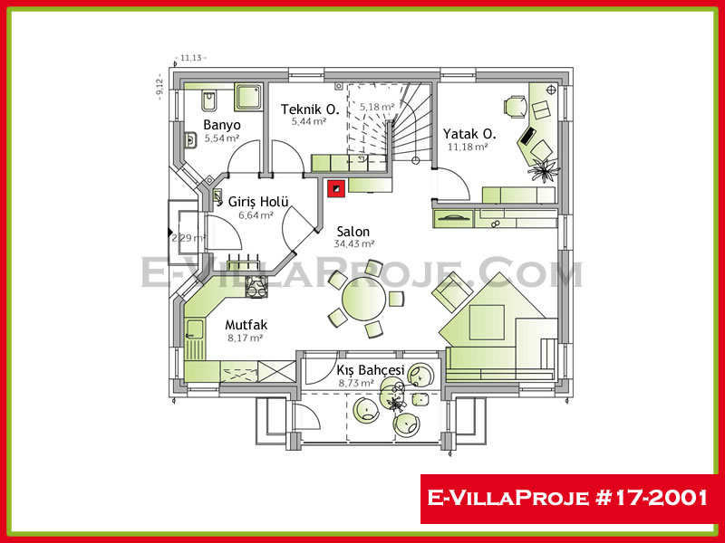 Model 17-2001 — 185 m², 2 Kat thumbnail 2