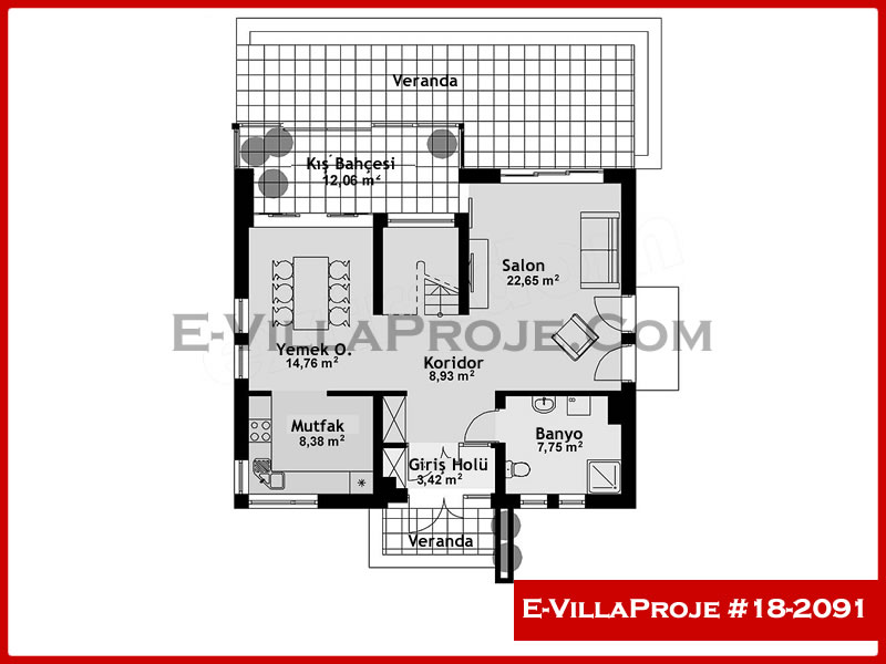 Model 18-2091 — 186 m², 2 storeys thumbnail 2