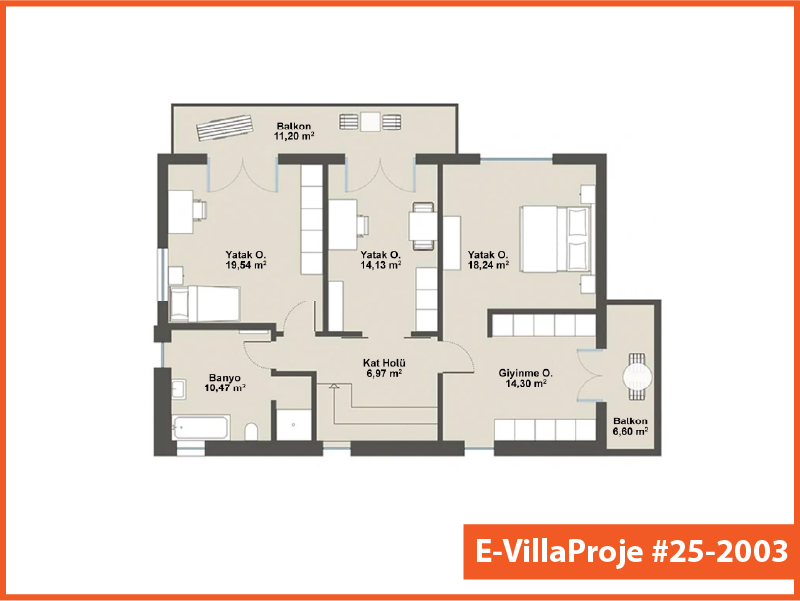 Model 25-2003 — 186 m², 2 Kat thumbnail 3