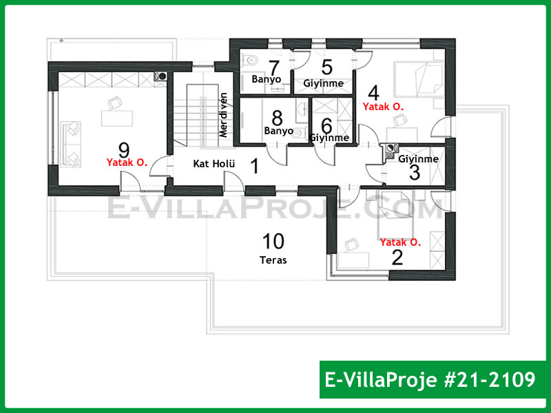 Model 21-2109 — 187 m², 2 Kat thumbnail 3