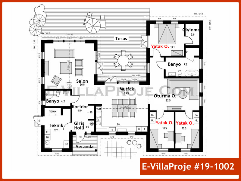 Modell 19-1002 — 187 m², 1 Geschoss thumbnail 2