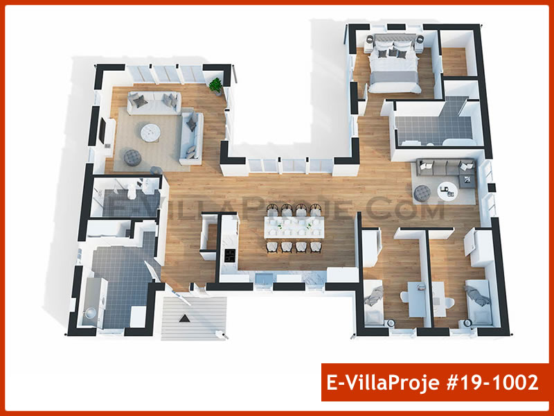 Modell 19-1002 — 187 m², 1 Geschoss thumbnail 3